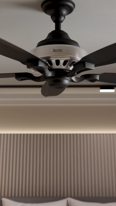 Rico Innovative AC / DC Invertor fan -Penta 10 Model 56" - 100% copper winding