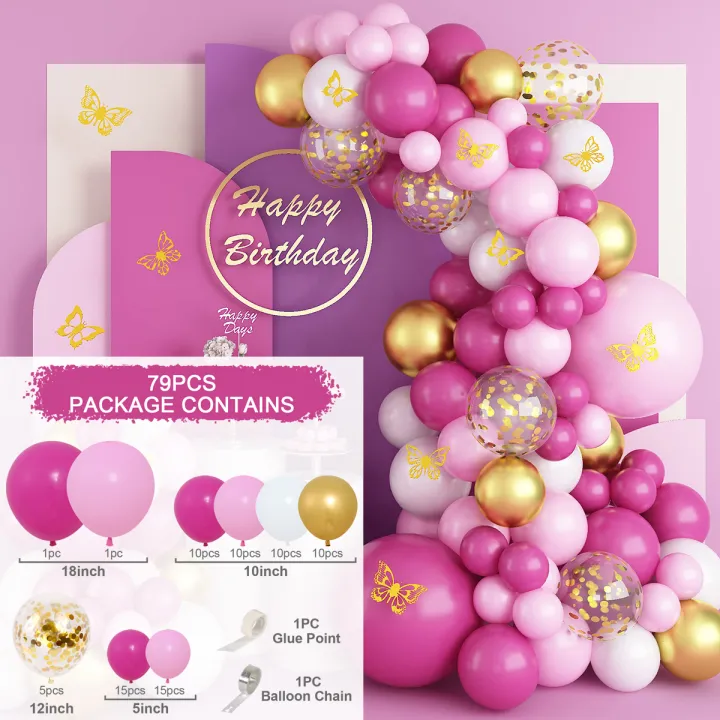 Pink%20Balloon%20Garland%20Arch%20Kit%20Happy%20Birthday%20Party%20Decor%20Kids%20Baby%20Shower%20Girl%20Globo%20Wedding%20Birthday%20Ballons%20Party%20Supplies%20-%20Image%207
