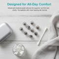 10pcs Hearing Aid Eartips Washable Detachable Static Soft Silicone Hearing Aid Domes Hearing Aid Domes Hearing Aid Earplugs. 