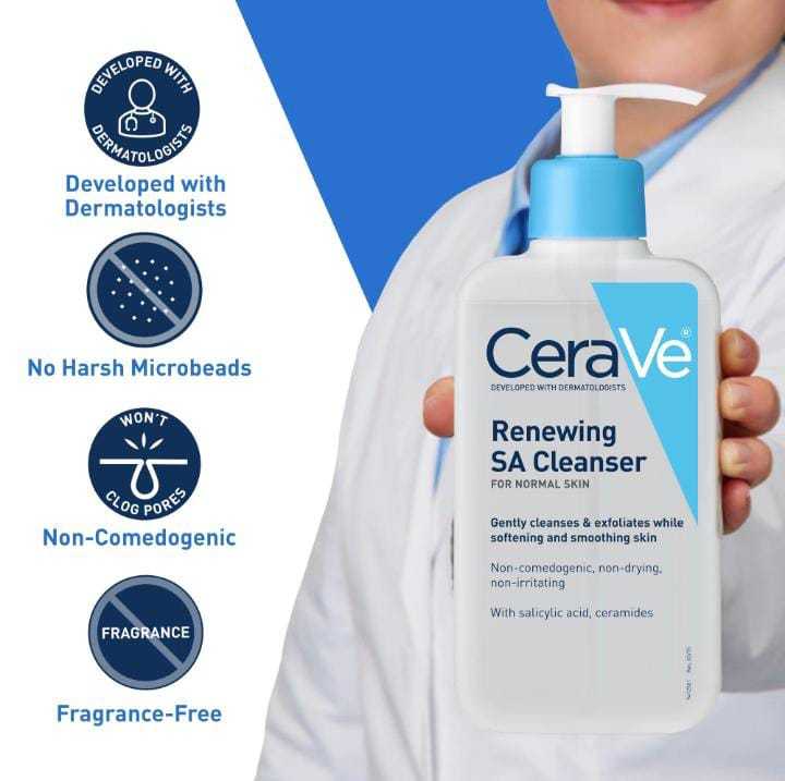 CeraVe%20Renewing%20SA%20Face%20Cleanser%20For%20Normal%20Skin%20237ML%20-%20Image%202