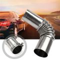 25mm Elbow Pipe Air Diesel Parking Heater Exhaust Pipe Connector W/Clamps For Webasto Diesel Heater 2024 New.