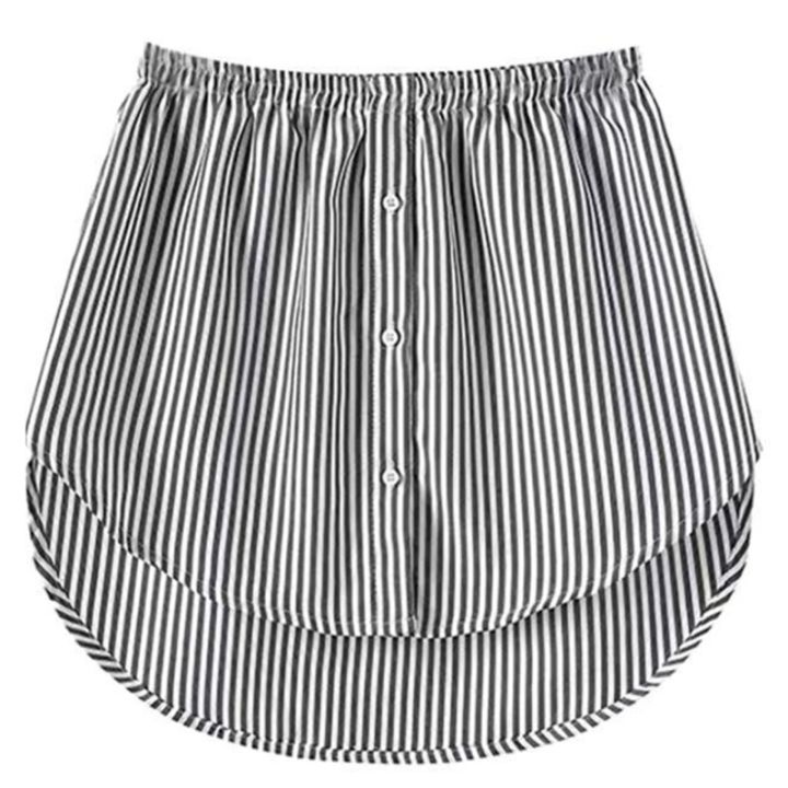 Black%20Skirt%20Spring%20Shirt%20Skirt%20Women%20Fake%20Hem%20Sweater%20Casual%20Korean%20Style%20Bottom%20Skirt%20%20Sweater%20Bottom%20Fake%20Shirt%20Buttock%20Skirt%20-%20Image%204