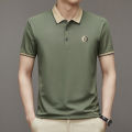 Becoolman-stylish and beautiful short sleeve polo shirt with stripe tip business casual breathable comfortable fabric. 
