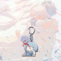 Anime Frieren Acrylic Keychain Kawaii Cosplay Keyring Key Chain Bag Charm Accessories Ornament Props For Friends.