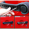 For Jeep JK Parts Handle Cover For 2007-2017 Jeep Wrangler JK Unlimited Front Door Aluminum Grab Handle Cover Door Handle Insert.