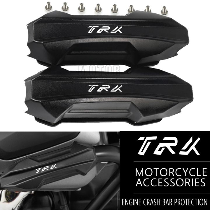 TRK 702 251 800 502 E5 TRK 502X Motorcycle Engine Crash bar Protection Bumper Decorative Guard Block For Benelli TRK502 TRK502X