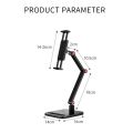 Universal Expandable Monitor Desk Holder Adjustable 360° Swivel Tablet Stand Foldable Tablet Bracket for 12-17in. 