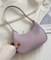 Korean Style Solid MultiColor Shoulder Bag for Women | Elegant & Stylish Underarm Hobo Clutch | Casual Trendy Crescent Purse For Women. 