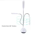 LED Desk Light Eye Protection Reading Lamp AAA Battery Powered Lamp Folding Creative Night Light For Reading Studying Bedroom. 