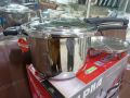 ALPHA PRESSURE COOKER DURABLE STAINLESS STEEL 9 LITER. 