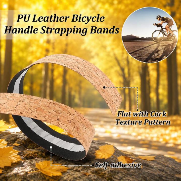 SEER%20Cork%20Road%20Bike%20Handlebar%20Tape%20Shockproof%20Non-Slip%20Stain%20Resistant%20Silicone%20EVA%20Comfortable%20Bike%20Grip%20Tape%20for%20Handlebars%20-%20Image%204