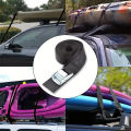 Rope Strong Ratchet Belt Black Buckle Tie-Down Belt Cargo Straps for Car Motorcycle Bike Metal Buckle.