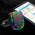 Car Bluetooth Adapter Type-C Dual USB Car Charger MP3 Music Player 5.3 FM Transmitter Handsfree Calling Audio Car Adapter. 
