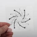 1 Pair  Nipple Transparent Self Adhesive Breathable Comfortable Stickers Rhinestone Breast Petals Lingerie Pasties Bras. 