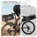 NEWBOLER Bicycle Rear Seat Rack Adjustable Aluminum Alloy MTB And Gravel Bike Bike Carrier Passcode Lock Bike Bag Bikepacking. 