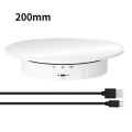 3 Speeds Electric Rotating Display Stand Mirror 360 Degree Turntable Jewelry Holder Battery for Photography Video Shooting Props. 