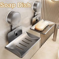 Suction Cup Soap Holder Wall Mounted Soap Storage Drain Rack Bathroom Shower Soap Holder Household Soap Tray Storage Organizer.