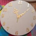 clock mdf base(10") for resin artwork. 
