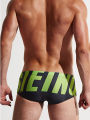 Men's letter quick drying drawstring triangle underwear, men's swimwear, summer beach swimming shorts. 