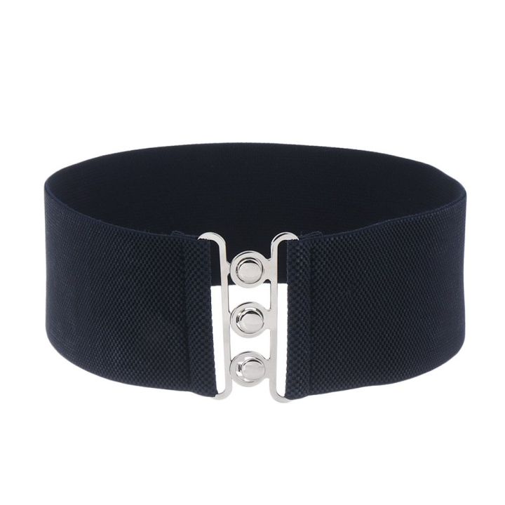 Women%20Casual%20Stretch%20Ladies%20Metal%20Buckle%20Waistband%20Dress%20Cummerbands%20Waist%20Band%20Wide%20Elastic%20Belt%20Fashion%20Accessory%20-%20Image%207