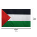 Palestinian Flag Polyester Fiber 150 x 90cm Gaza Palestine Office//Festival/Home Decoration NN079. 