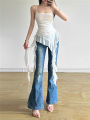 Nibber 2026 Summer Sisters Party Gradient Retro Ruffles Sweet Gentle  Hot Cool Cool Women'S Thin Mini Tassel Sling Dress. 