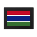 The Gambia National Flag Africa Country Desktop Photo Frame Ornaments Picture Art Painting. 