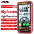 ANENG®616 Big Screen with Backlight Multimeter AVO Meter 6000 Count Intelligent Mini Portable Multi Meter For measuring different Electrical Measurements. 