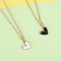 1 pcs small black , red , white or pink color heart necklace for besties gift , 2pcs necklace fashin jwellery Besties Gift. 