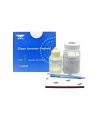 Blue glass ionomer cement. 
