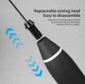 Milk Frother, 3 Gear Adjustable Coffee Frother Electric Whisk, USB Rechargeable Milk Froth with Portable Stainless Steel Stirring Head. 