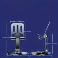 Full Metal 360-Degree Rotating Stress-Relieving Phone and Tablet Universal Stand. 