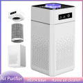 Air Purifier Negative Ions Generator Odor Eliminator Harmful Smoke Gas Remover for Car Room Kitchen with Replaceable HEPA Filter. 