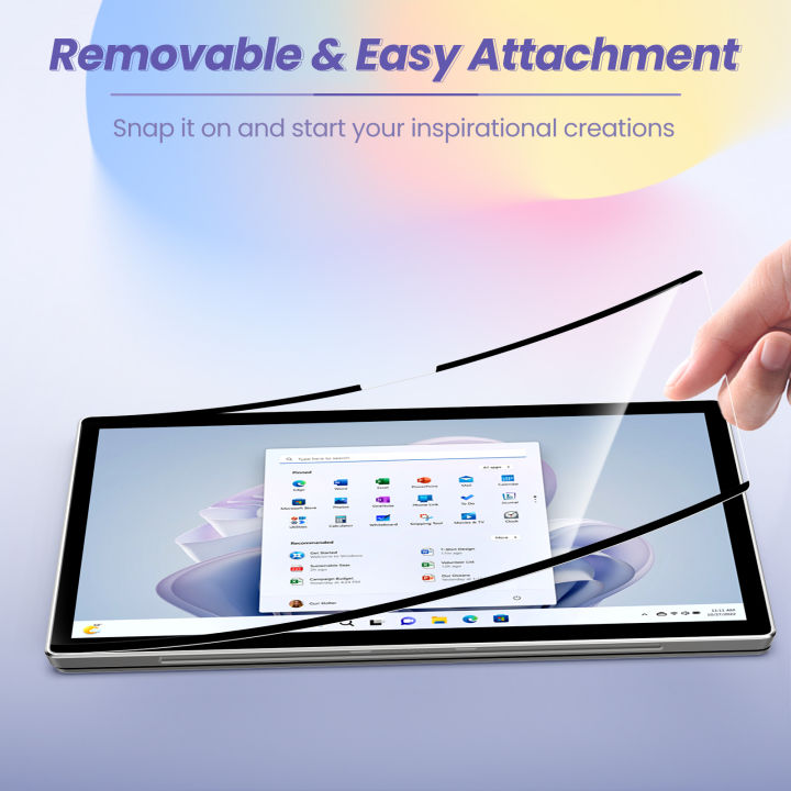 Magnetic%20Paper%20Feeling%20Screen%20Protector%20for%20Surface%20Pro%2011/10/9/8/X%20Removable%20Anti-glare%20Bubble-Free%20PET%20Film%20for%20Surface%20Pro%2011%20-%20Image%204
