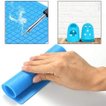 3D Printing Pen Silicone Mat DIY Creative Drawing Template Pad With Heat-proof Finger Sleeve Art Tools   for Kids. 