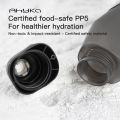AhyKa Aerodynamic Bike Water Bottle Set 600ml Lightweight Road Bike Frame Down Tube Riding Water Bottle Squeeze to Drink Design. 