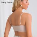 Womem Bra Camisole Underwear Black Khaki Green Free Size Breathable Gather Up Sports Fitness Yoga Casual.