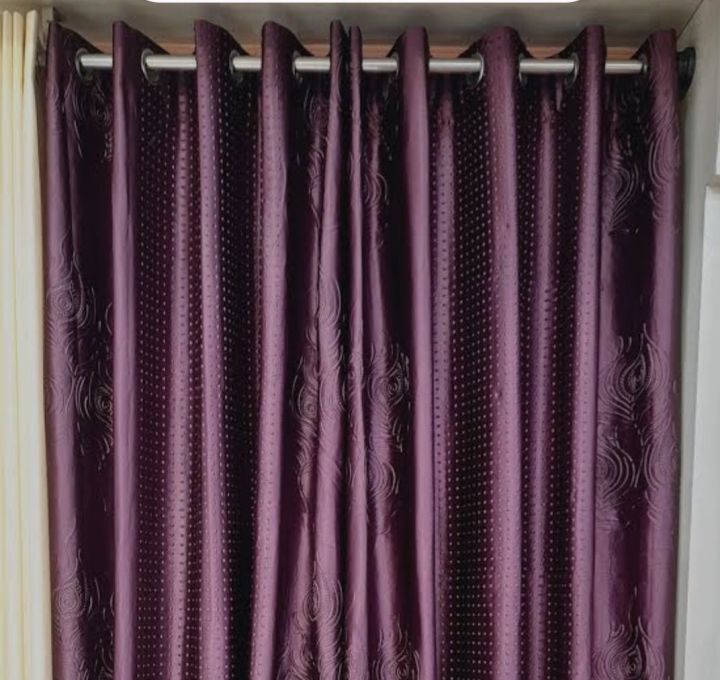 5%20%C3%97%207%20Feet%20Indian%20Embossed%20Curtain%20with%2010%20Rings%20For%202%20pc%20-%20Image%208