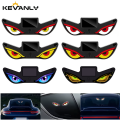 Solar Powered Cool DEMON EYE Led Ambient Light Car Neon Light Wireless Suction Cup USB Rechargeable Atmosphere Breathing Lamp.