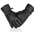 leather gloves. 