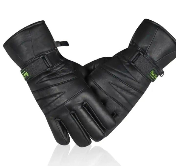 leather gloves