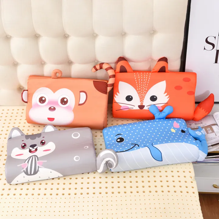 Toddler%20Memory%20Foam%20Pillow%20With%20Filler%20Fiber%20Slow%20Rebound%20Soft%20Baby%20Pillow%20Small%20Breathable%20Neck%20Pillow%20Cartoon%20Pillows%20Washable%20-%20Image%204