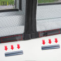 Magnetic Screen Mosquito Net, Invisible Curtain Window Screen, Open the Middle Magnetic Stripe, for Door windows, RVs, Trucks. 