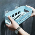 Wall Hanging Plastic Kitchen and Bathroom Shelf.