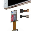 Hybrid Double Dual SIM Card Micro SD Adapter for Android Extender 2 Nano Micro SIM Adapter ForXiaomi/Redmi/Huawei etc. 