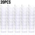 20/40PCS Disposable Dessert Cup Plastic Cup Tilted Circular Tasting Sample Birthday Wedding Appetizer Afternoon Tea Party.
