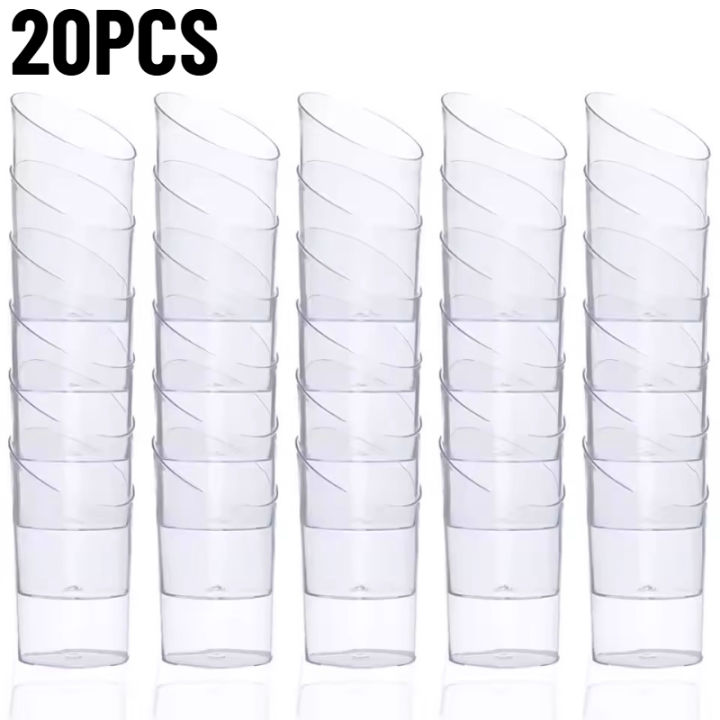 20/40PCS%20Disposable%20Dessert%20Cup%20Plastic%20Cup%20Tilted%20Circular%20Tasting%20Sample%20Birthday%20Wedding%20Appetizer%20Afternoon%20Tea%20Party%20-%20Image%207