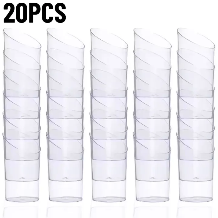 20/40PCS%20Disposable%20Dessert%20Cup%20Plastic%20Cup%20Tilted%20Circular%20Tasting%20Sample%20Birthday%20Wedding%20Appetizer%20Afternoon%20Tea%20Party%20-%20Image%207