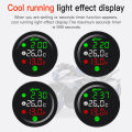 Motorcycle painel digital moto universal temperature clock Mini full screen thermometer 4 in 1 Touch screen meter. 