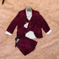 Kids complete suit / blazer set for any occasion ( blazer/coat + shirt + pant + vest/koti + bowtie ).